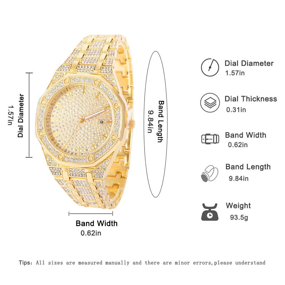 ICED OUT Watch and Bracelet Set OG